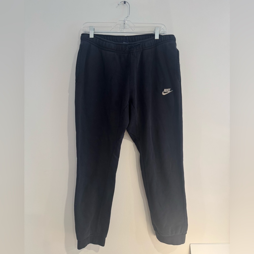 Nike Black Athletic Fleece Joggers Size Large